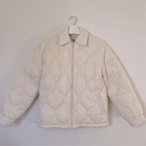 Aritzia Quilted goose-down puffer jacket